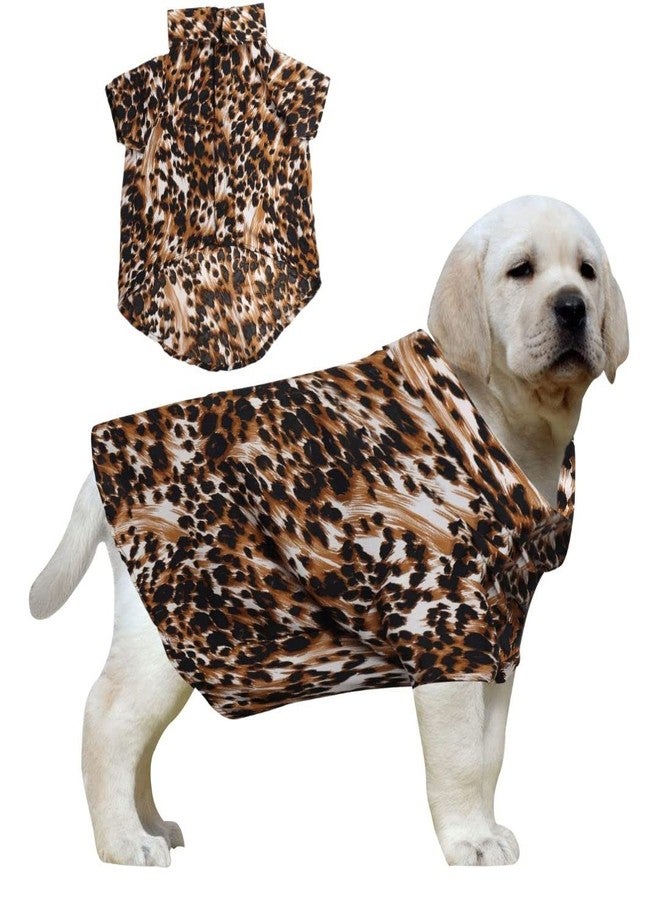 Western Era Cotton Printed Breathable Basic Vest Dog Shirt, Super Soft Shirt, Cute Lightweight Thin Shirt for Your Furries, Ultra Comfort Dog Apparel (Leopard Print) (XSmall - 12inch) - Image 1
